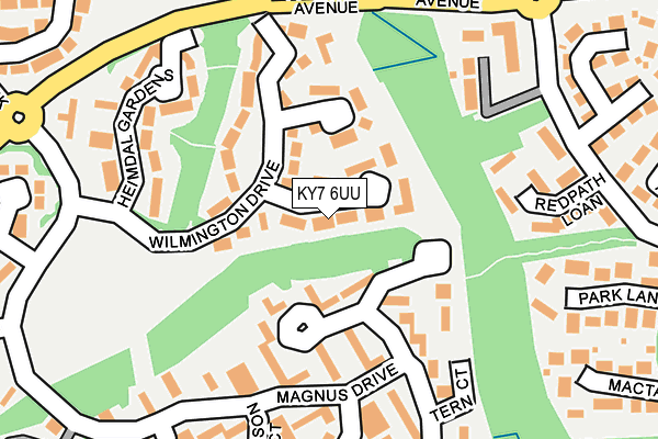 KY7 6UU map - OS OpenMap – Local (Ordnance Survey)