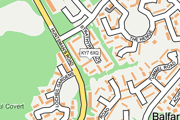 KY7 6XQ map - OS OpenMap – Local (Ordnance Survey)