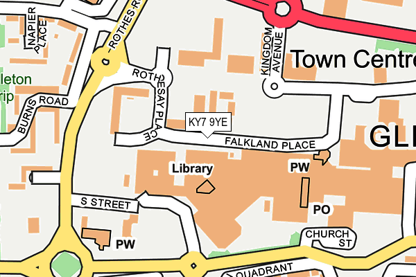 KY7 9YE map - OS OpenMap – Local (Ordnance Survey)