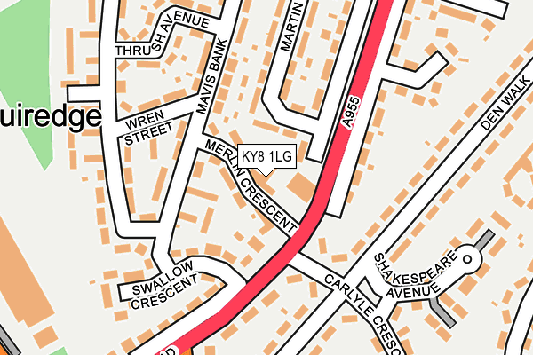 KY8 1LG map - OS OpenMap – Local (Ordnance Survey)