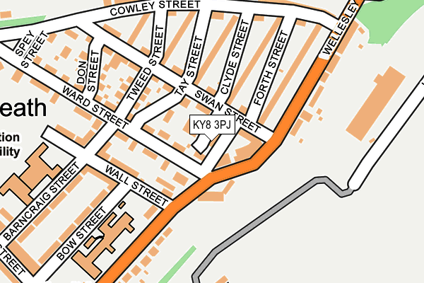 KY8 3PJ map - OS OpenMap – Local (Ordnance Survey)