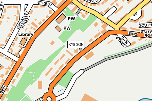 KY8 3QN map - OS OpenMap – Local (Ordnance Survey)