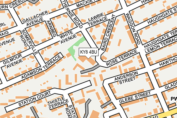 KY8 4BU map - OS OpenMap – Local (Ordnance Survey)