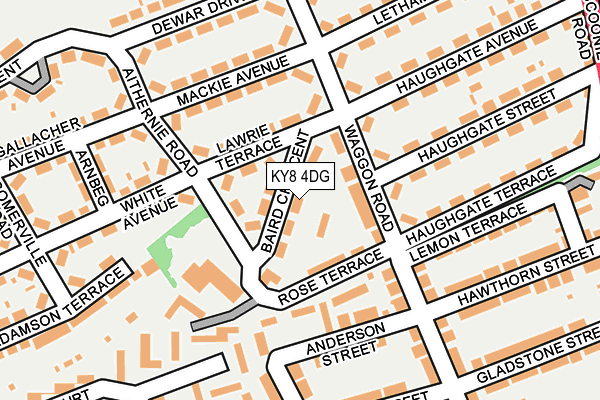 KY8 4DG map - OS OpenMap – Local (Ordnance Survey)