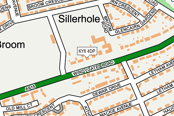 KY8 4DP map - OS OpenMap – Local (Ordnance Survey)