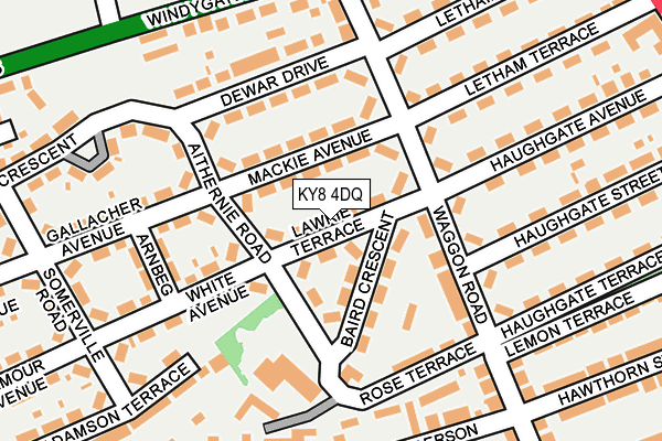 KY8 4DQ map - OS OpenMap – Local (Ordnance Survey)