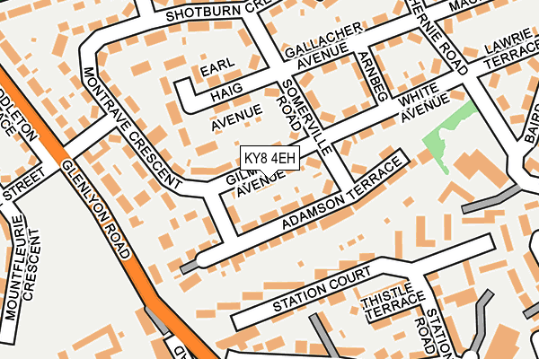 KY8 4EH map - OS OpenMap – Local (Ordnance Survey)