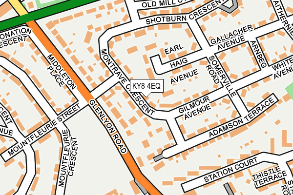 KY8 4EQ map - OS OpenMap – Local (Ordnance Survey)