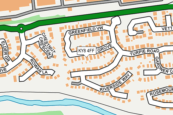 KY8 4FF map - OS OpenMap – Local (Ordnance Survey)