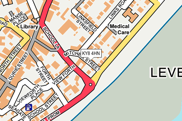 KY8 4HN map - OS OpenMap – Local (Ordnance Survey)