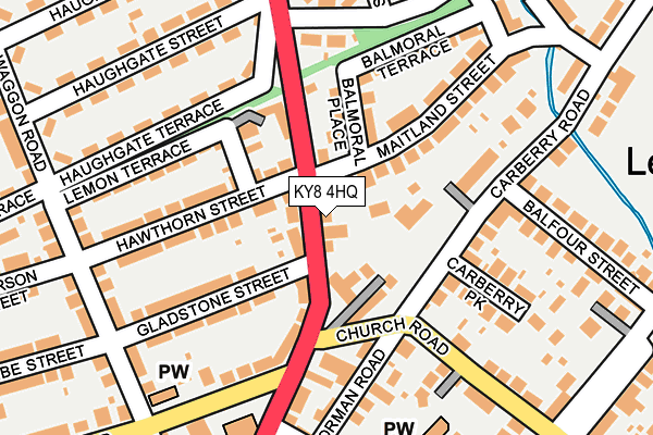 KY8 4HQ map - OS OpenMap – Local (Ordnance Survey)