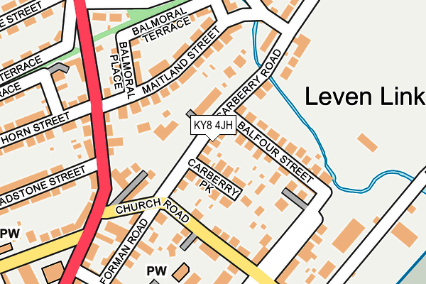 KY8 4JH map - OS OpenMap – Local (Ordnance Survey)