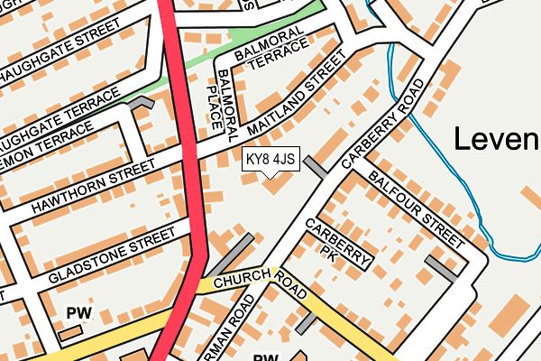 KY8 4JS map - OS OpenMap – Local (Ordnance Survey)