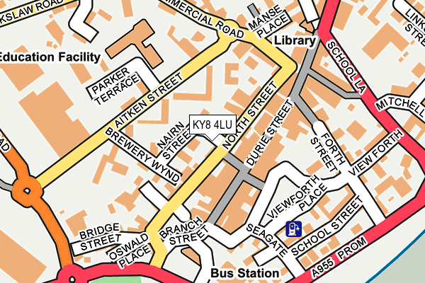 KY8 4LU map - OS OpenMap – Local (Ordnance Survey)