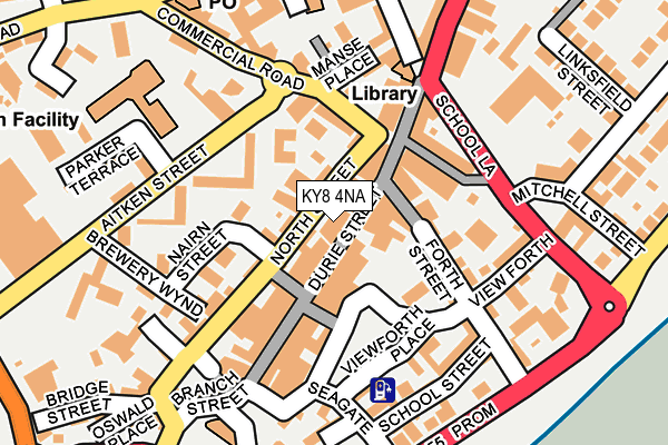 KY8 4NA map - OS OpenMap – Local (Ordnance Survey)