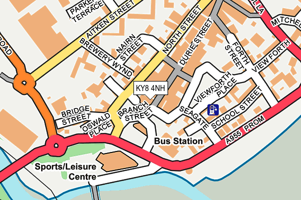 KY8 4NH map - OS OpenMap – Local (Ordnance Survey)