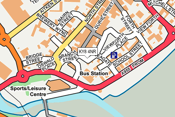 KY8 4NR map - OS OpenMap – Local (Ordnance Survey)