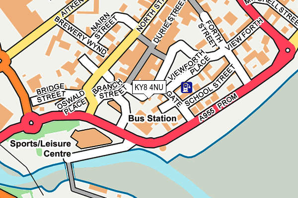 KY8 4NU map - OS OpenMap – Local (Ordnance Survey)
