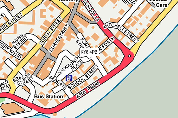 KY8 4PB map - OS OpenMap – Local (Ordnance Survey)