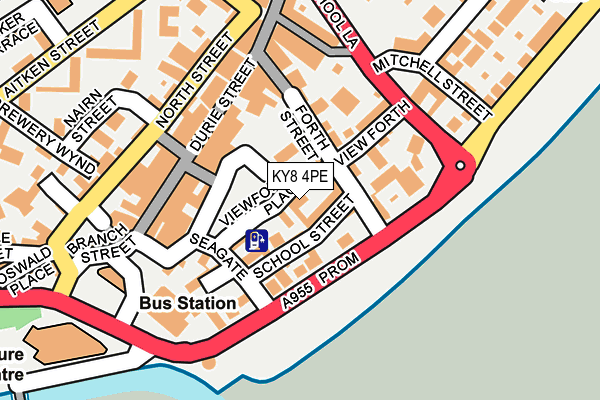 KY8 4PE map - OS OpenMap – Local (Ordnance Survey)