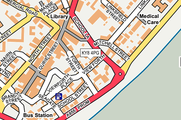 KY8 4PG map - OS OpenMap – Local (Ordnance Survey)