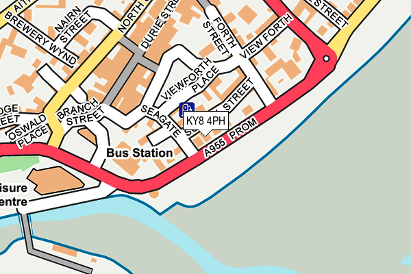 KY8 4PH map - OS OpenMap – Local (Ordnance Survey)