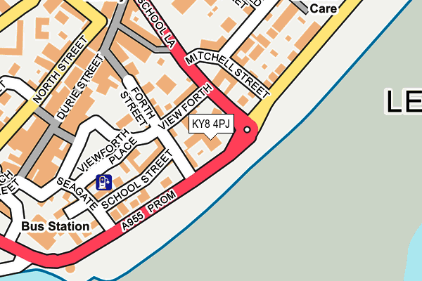 KY8 4PJ map - OS OpenMap – Local (Ordnance Survey)