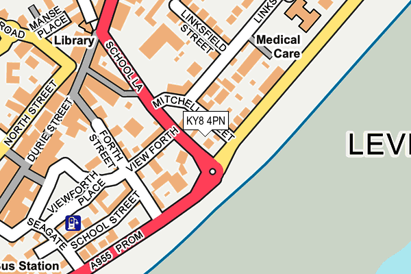 KY8 4PN map - OS OpenMap – Local (Ordnance Survey)