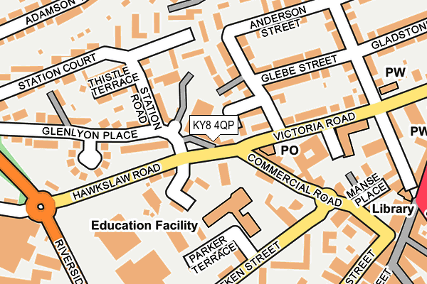 KY8 4QP map - OS OpenMap – Local (Ordnance Survey)