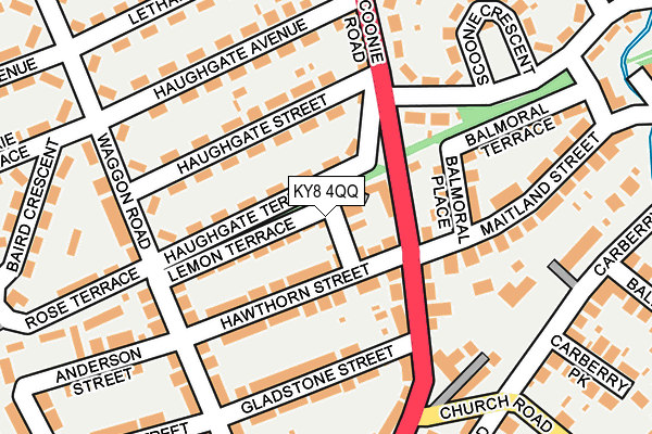 KY8 4QQ map - OS OpenMap – Local (Ordnance Survey)