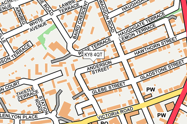 KY8 4QT map - OS OpenMap – Local (Ordnance Survey)