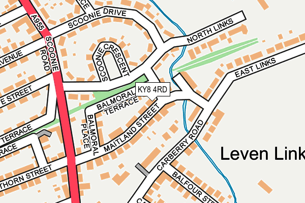 KY8 4RD map - OS OpenMap – Local (Ordnance Survey)
