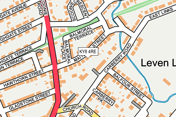 KY8 4RE map - OS OpenMap – Local (Ordnance Survey)