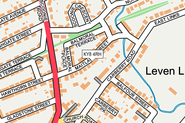KY8 4RH map - OS OpenMap – Local (Ordnance Survey)