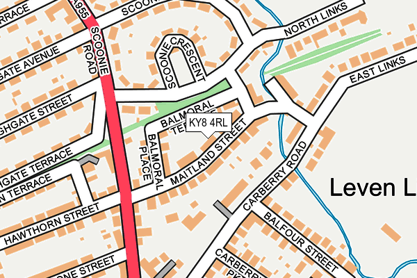 KY8 4RL map - OS OpenMap – Local (Ordnance Survey)