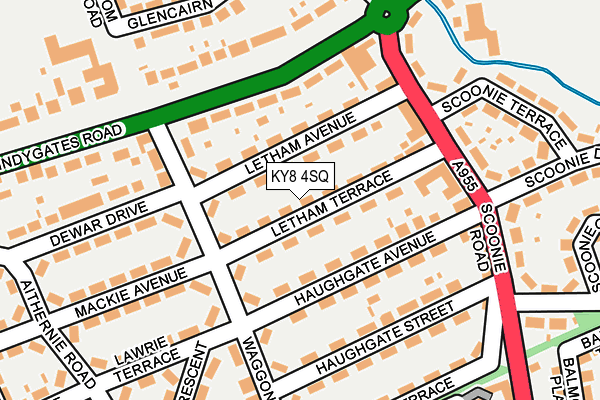 KY8 4SQ map - OS OpenMap – Local (Ordnance Survey)