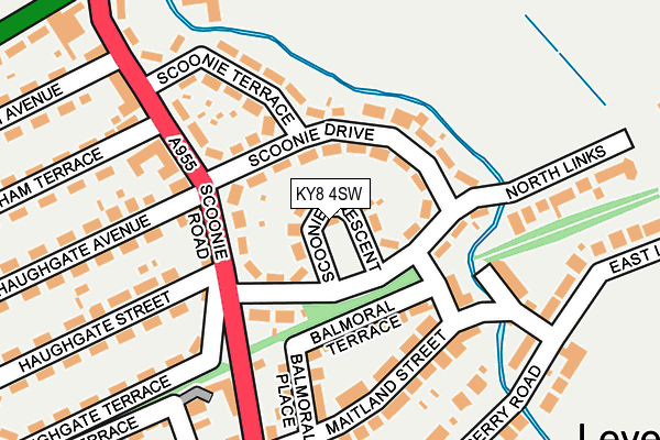 KY8 4SW map - OS OpenMap – Local (Ordnance Survey)