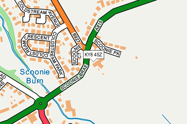 KY8 4SZ map - OS OpenMap – Local (Ordnance Survey)