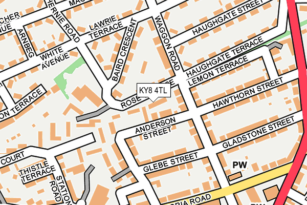 KY8 4TL map - OS OpenMap – Local (Ordnance Survey)