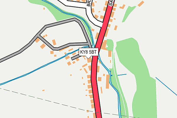 KY8 5BT map - OS OpenMap – Local (Ordnance Survey)