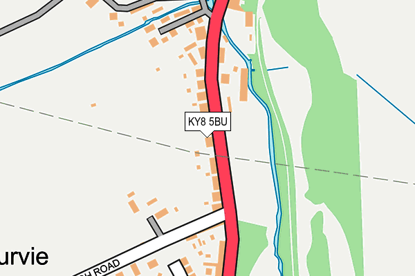 KY8 5BU map - OS OpenMap – Local (Ordnance Survey)