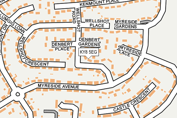 KY8 5EG map - OS OpenMap – Local (Ordnance Survey)