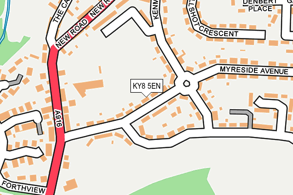 KY8 5EN map - OS OpenMap – Local (Ordnance Survey)