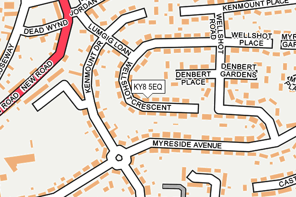 KY8 5EQ map - OS OpenMap – Local (Ordnance Survey)