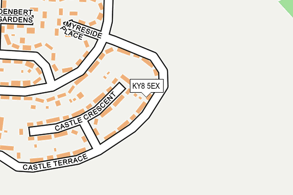 KY8 5EX map - OS OpenMap – Local (Ordnance Survey)