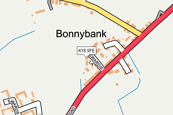 KY8 5FE map - OS OpenMap – Local (Ordnance Survey)