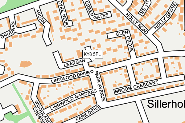 KY8 5FL map - OS OpenMap – Local (Ordnance Survey)