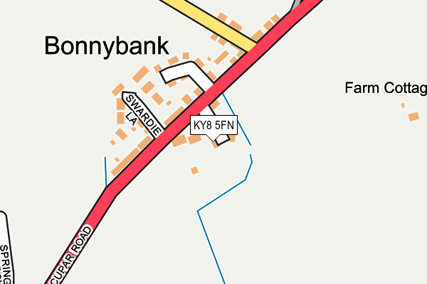 KY8 5FN map - OS OpenMap – Local (Ordnance Survey)