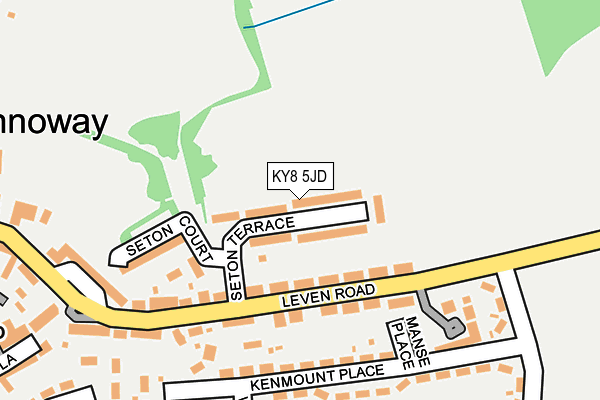 KY8 5JD map - OS OpenMap – Local (Ordnance Survey)