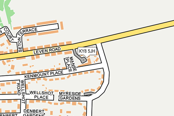 KY8 5JH map - OS OpenMap – Local (Ordnance Survey)